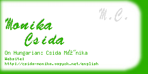 monika csida business card